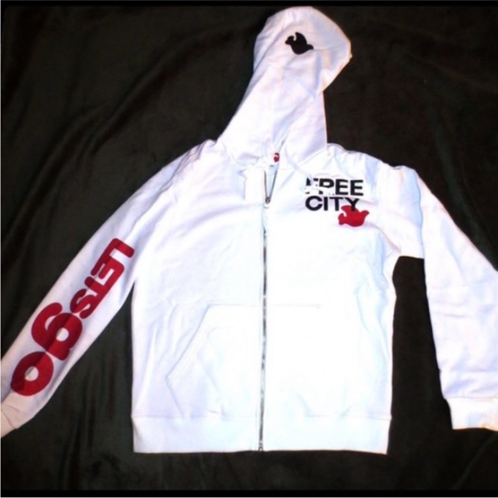 Free City White Zip Up Size 1